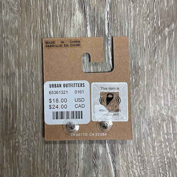 Urban Outfitters silver moonstone studs. - Picture 3 of 3